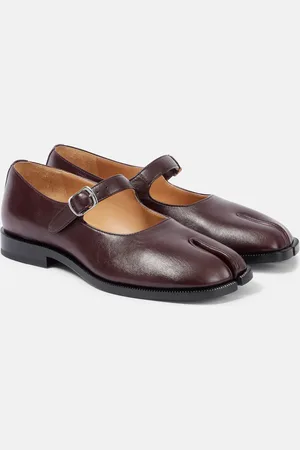 Maison Margiela Tabi leather Mary Jane flats
