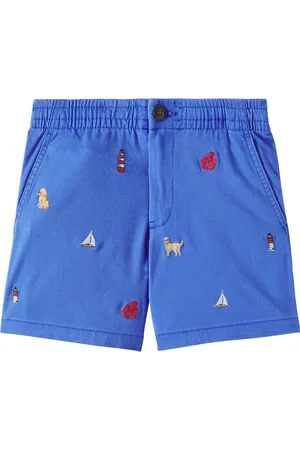 Ralph Lauren Embroidered cotton shorts
