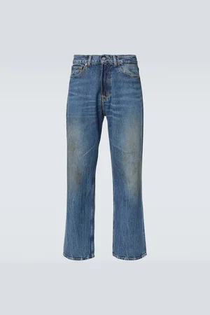 OUR LEGACY Third Cut distressed wide-leg jeans