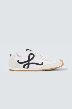 Loewe Ballet Runner 2.0 suede-trimmed sneakers