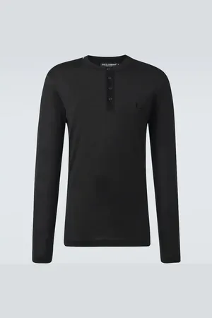 Dolce & Gabbana Silk Henley shirt