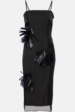 JACQUES WEI Embroidered maxi dress