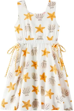 FÁBULA FÃ¡bula Starfish printed cotton-blend dress