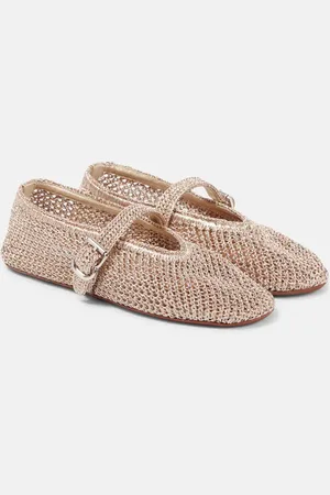 Alaïa AlaÃ¯a mesh ballet flats