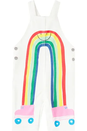 Stella McCartney Baby printed cotton playsuit