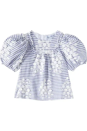 Tartine Et Chocolat Cotton-blend top