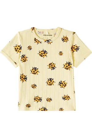 Mini Rodini Ladybugs cotton-blend jersey T-shirt