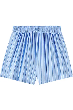 The New Society Hebe striped cotton shorts