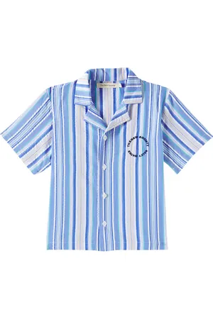 The New Society Tebas striped cotton shirt