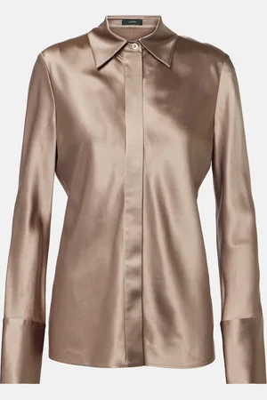 Joseph Brunel silk satin blouse
