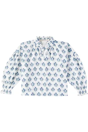The New Society Eleni floral cotton blouse