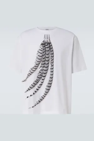 Loewe Printed cotton jersey T-shirt