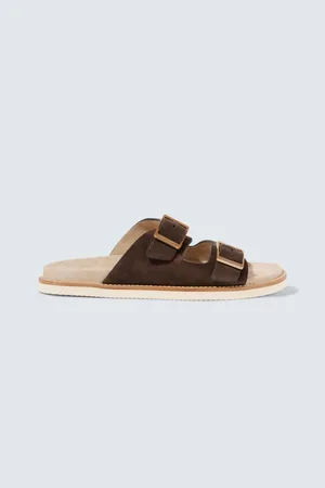Brunello Cucinelli Suede slides