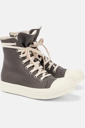 Rick Owens DRKSHDW denim high-top sneakers