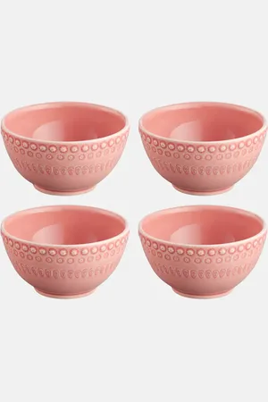 Bordallo Pinheiro Fantasia set of 4 ceramic bowls