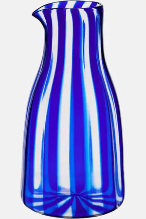 Aquazzura Dolcevita Stripe Murano glass carafe