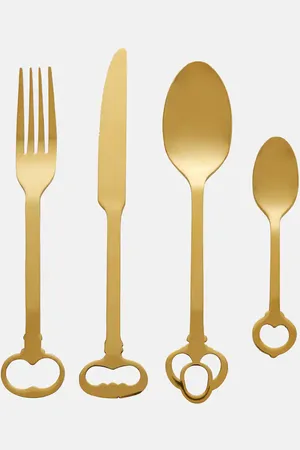 SELETTI Keytlery 24-piece flatware set by Alessandro Zambelli
