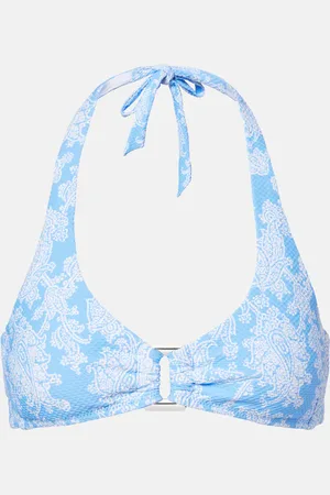 Heidi Klein Paisley halterneck bikini top