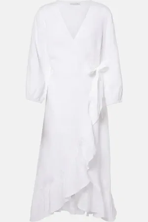 Heidi Klein Linen wrap dress
