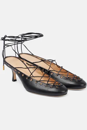 Chloé ChloÃ© Ghillies leather lace-up pumps