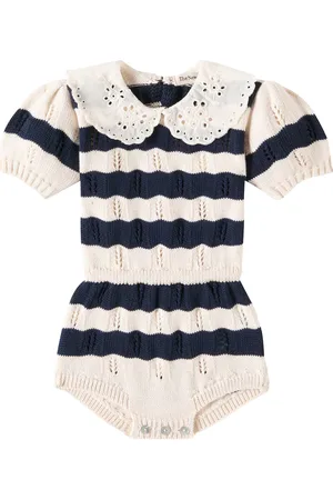 The New Society Baby Marina knitted cotton bodysuit