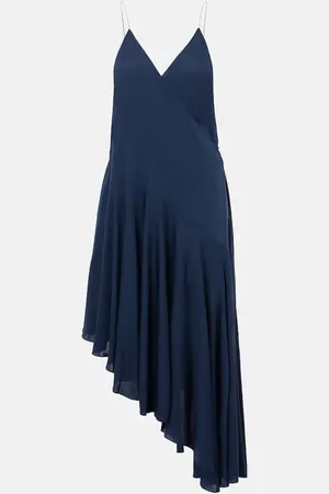 Alaïa AlaÃ¯a Asymmetric jersey slip dress