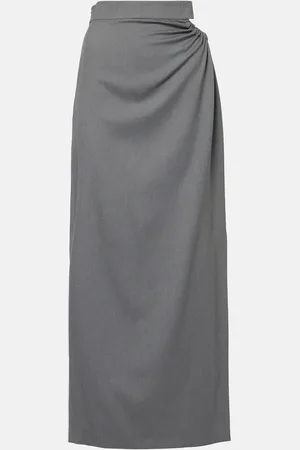 Max Mara Wool and silk maxi skirt