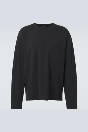 LEMAIRE Cotton and linen jersey T-shirt