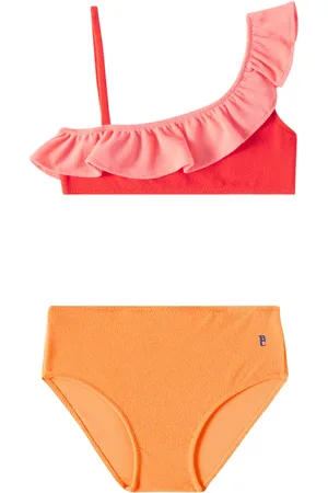 Bobo Choses Ruffled asymmetrical bikini