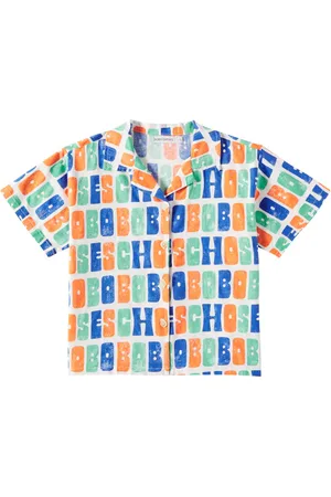 Bobo Choses Logo printed cotton shirt