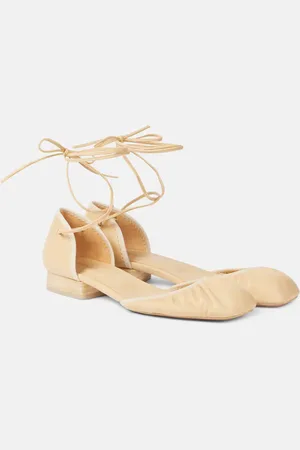 LEMAIRE Leather ballet flats
