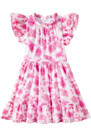 Tartine Et Chocolat Floral ruffled cotton dress