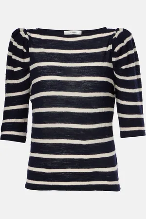 Frame The Ruched virgin wool top