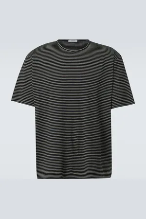 LEMAIRE Striped cotton jersey T-shirt