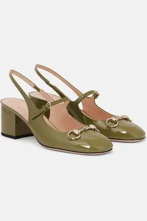 Gucci Horsebit 55 patent leather Mary Jane pumps