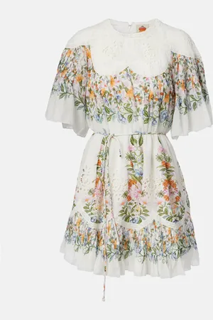 Farm Rio Sweet Bloom floral cotton minidress