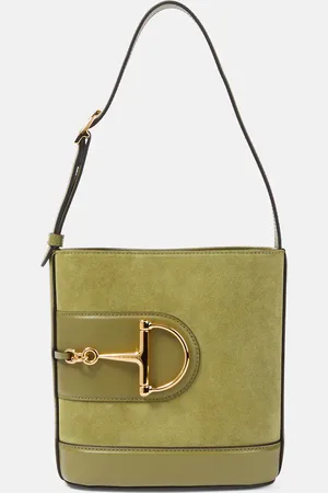 Gucci Horsebit 73 Mini suede shoulder bag