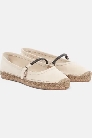 Brunello Cucinelli Monili suede espadrilles