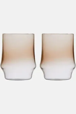 Brunello Cucinelli Set of 2 Murano glass tumblers
