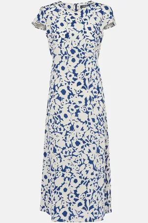 Max Mara Gisella silk crÃªpe de chine midi dress