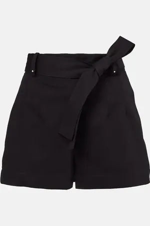 Moncler Belted gabardine shorts