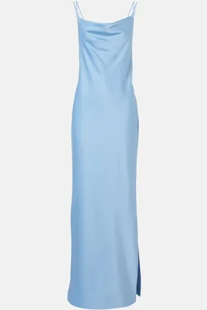 ROTATE Bridal satin slip dress