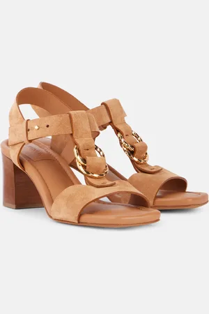 ULLA JOHNSON Milla embellished suede sandals