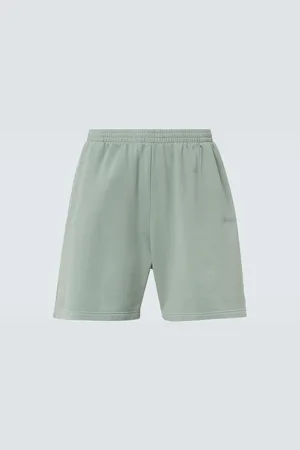 Balenciaga Logo cotton jersey shorts
