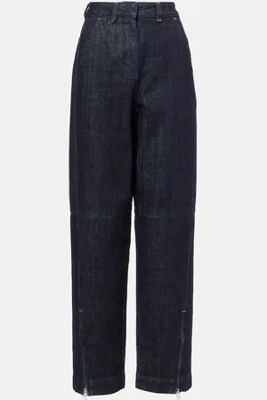 Jacquemus De-NÃ®mes high-rise barrel-leg jeans