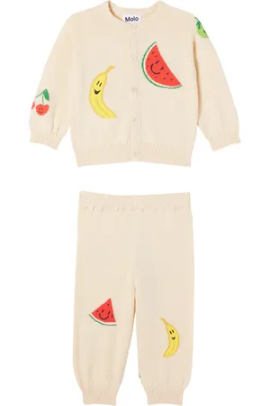 Molo Baby Brody cotton cardigan and pants set