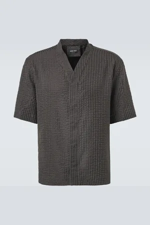 Giorgio Armani Cotton and silk-blend shirt