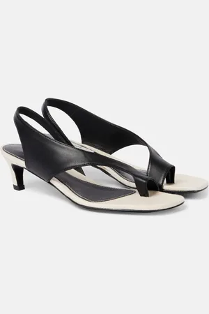 Totême 40 leather thong sandals