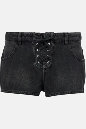 Isabel Marant Delma faded denim shorts