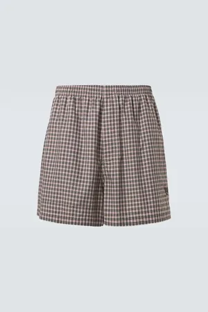 Balenciaga Checked cotton shorts